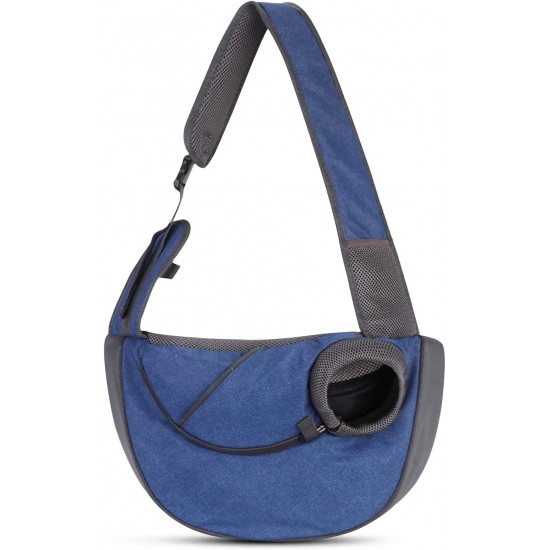 PETCUTE Dog Carrier Bag, Breathable Pet Carrier Bag, Dog Carrier Bag with Front Pocket, Adjustable Pet Transport Bag, Puppy Bag with Safety Lead for Small Dogs Cats PETCUTE Dog Carrier Bag, Breathable Pet Carrier Bag, Dog Carrier Bag with Front Pocket, Adjustable Pet Transport Bag, Puppy Bag with Safety Lead for Small Dogs Cats