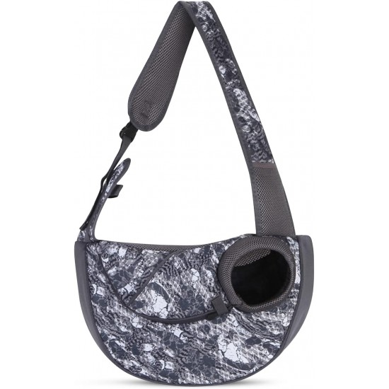PETCUTE Dog Carrier Bag, Breathable Pet Carrier Bag, Dog Carrier Bag with Front Pocket, Adjustable Pet Transport Bag, Puppy Bag with Safety Lead for Small Dogs Cats PETCUTE Dog Carrier Bag, Breathable Pet Carrier Bag, Dog Carrier Bag with Front Pocket, Adjustable Pet Transport Bag, Puppy Bag with Safety Lead for Small Dogs Cats