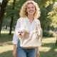 PETCUTE Dog Carrier Bags for Small Dogs, Washable Dog Carrier, Hands-Free Pet Carrier with Safety Belt, Removable Base Plate, Cat Carry Bag, Reduces Back Pain PETCUTE Dog Carrier Bags for Small Dogs, Washable Dog Carrier, Hands-Free Pet Carrier with Safety Belt, Removable Base Plate, Cat Carry Bag, Reduces Back Pain