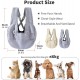 PETCUTE Dog Carrier Bags for Small Dogs, Washable Dog Carrier, Hands-Free Pet Carrier with Safety Belt, Removable Base Plate, Cat Carry Bag, Reduces Back Pain PETCUTE Dog Carrier Bags for Small Dogs, Washable Dog Carrier, Hands-Free Pet Carrier with Safety Belt, Removable Base Plate, Cat Carry Bag, Reduces Back Pain