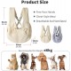 PETCUTE Dog Carrier Bags for Small Dogs, Washable Dog Carrier, Hands-Free Pet Carrier with Safety Belt, Removable Base Plate, Cat Carry Bag, Reduces Back Pain PETCUTE Dog Carrier Bags for Small Dogs, Washable Dog Carrier, Hands-Free Pet Carrier with Safety Belt, Removable Base Plate, Cat Carry Bag, Reduces Back Pain