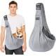 PETCUTE Dog Carry Bag, Transport Bag for Dogs and Small Pets up to 7.5 kg, Dog Sling with Adjustable Secure Shoulder Strap, Front Pocket for Outdoor Walks, Black PETCUTE Dog Carry Bag, Transport Bag for Dogs and Small Pets up to 7.5 kg, Dog Sling with Adjustable Secure Shoulder Strap, Front Pocket for Outdoor Walks, Black