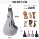 PETCUTE Dog Carry Bag, Transport Bag for Dogs and Small Pets up to 7.5 kg, Dog Sling with Adjustable Secure Shoulder Strap, Front Pocket for Outdoor Walks, Black PETCUTE Dog Carry Bag, Transport Bag for Dogs and Small Pets up to 7.5 kg, Dog Sling with Adjustable Secure Shoulder Strap, Front Pocket for Outdoor Walks, Black