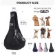PETCUTE Dog Carry Bag, Transport Bag for Dogs and Small Pets up to 7.5 kg, Dog Sling with Adjustable Secure Shoulder Strap, Front Pocket for Outdoor Walks, Black PETCUTE Dog Carry Bag, Transport Bag for Dogs and Small Pets up to 7.5 kg, Dog Sling with Adjustable Secure Shoulder Strap, Front Pocket for Outdoor Walks, Black