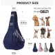 PETCUTE Dog Carry Bag, Transport Bag for Dogs and Small Pets up to 7.5 kg, Dog Sling with Adjustable Secure Shoulder Strap, Front Pocket for Outdoor Walks, Black PETCUTE Dog Carry Bag, Transport Bag for Dogs and Small Pets up to 7.5 kg, Dog Sling with Adjustable Secure Shoulder Strap, Front Pocket for Outdoor Walks, Black