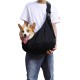 PETCUTE Dog Carry Bag, Transport Bag for Dogs and Small Pets up to 7.5 kg, Dog Sling with Adjustable Secure Shoulder Strap, Front Pocket for Outdoor Walks, Black PETCUTE Dog Carry Bag, Transport Bag for Dogs and Small Pets up to 7.5 kg, Dog Sling with Adjustable Secure Shoulder Strap, Front Pocket for Outdoor Walks, Black