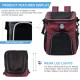 PETCUTE Pet Bicycle Bag for Dogs Cats, Foldable Dog Basket Bicycle Front with Side Pockets, Breathable Bicycle Basket Front for Small Medium Dogs with Reflective Bands and Light PETCUTE Pet Bicycle Bag for Dogs Cats, Foldable Dog Basket Bicycle Front with Side Pockets, Breathable Bicycle Basket Front for Small Medium Dogs with Reflective Bands and Light
