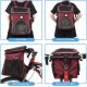 PETCUTE Pet Bicycle Bag for Dogs Cats, Foldable Dog Basket Bicycle Front with Side Pockets, Breathable Bicycle Basket Front for Small Medium Dogs with Reflective Bands and Light PETCUTE Pet Bicycle Bag for Dogs Cats, Foldable Dog Basket Bicycle Front with Side Pockets, Breathable Bicycle Basket Front for Small Medium Dogs with Reflective Bands and Light