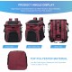 PETCUTE Pet Bicycle Bag for Dogs Cats, Foldable Dog Basket Bicycle Front with Side Pockets, Breathable Bicycle Basket Front for Small Medium Dogs with Reflective Bands and Light PETCUTE Pet Bicycle Bag for Dogs Cats, Foldable Dog Basket Bicycle Front with Side Pockets, Breathable Bicycle Basket Front for Small Medium Dogs with Reflective Bands and Light
