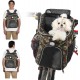 PETCUTE Pet Bicycle Bag for Dogs Cats, Foldable Dog Basket Bicycle Front with Side Pockets, Breathable Bicycle Basket Front for Small Medium Dogs with Reflective Bands and Light PETCUTE Pet Bicycle Bag for Dogs Cats, Foldable Dog Basket Bicycle Front with Side Pockets, Breathable Bicycle Basket Front for Small Medium Dogs with Reflective Bands and Light