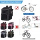 PETCUTE Pet Bicycle Bag for Dogs Cats, Foldable Dog Basket Bicycle Front with Side Pockets, Breathable Bicycle Basket Front for Small Medium Dogs with Reflective Bands and Light PETCUTE Pet Bicycle Bag for Dogs Cats, Foldable Dog Basket Bicycle Front with Side Pockets, Breathable Bicycle Basket Front for Small Medium Dogs with Reflective Bands and Light