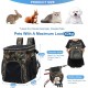 PETCUTE Pet Bicycle Bag for Dogs Cats, Foldable Dog Basket Bicycle Front with Side Pockets, Breathable Bicycle Basket Front for Small Medium Dogs with Reflective Bands and Light PETCUTE Pet Bicycle Bag for Dogs Cats, Foldable Dog Basket Bicycle Front with Side Pockets, Breathable Bicycle Basket Front for Small Medium Dogs with Reflective Bands and Light