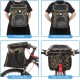 PETCUTE Pet Bicycle Bag for Dogs Cats, Foldable Dog Basket Bicycle Front with Side Pockets, Breathable Bicycle Basket Front for Small Medium Dogs with Reflective Bands and Light PETCUTE Pet Bicycle Bag for Dogs Cats, Foldable Dog Basket Bicycle Front with Side Pockets, Breathable Bicycle Basket Front for Small Medium Dogs with Reflective Bands and Light