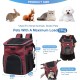 PETCUTE Pet Bicycle Bag for Dogs Cats, Foldable Dog Basket Bicycle Front with Side Pockets, Breathable Bicycle Basket Front for Small Medium Dogs with Reflective Bands and Light PETCUTE Pet Bicycle Bag for Dogs Cats, Foldable Dog Basket Bicycle Front with Side Pockets, Breathable Bicycle Basket Front for Small Medium Dogs with Reflective Bands and Light
