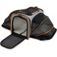 PETCUTE Transport Bag Cat and Dogs, Foldable Cat Transport Box Dog Bag with Removable Mat, Safety Lead, Breathable Transport Bag for Pets in the Car for Travel PETCUTE Transport Bag Cat and Dogs, Foldable Cat Transport Box Dog Bag with Removable Mat, Safety Lead, Breathable Transport Bag for Pets in the Car for Travel