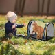 PETCUTE Vogel Papageien Tragetasche,Atmungsaktive Vogel Transporttasche Transportbox mit Verstellbarer Schultergurt,Transparent Katzentransportbox Hundetragetasche mit Belüftete Bohrung,Rot,M PETCUTE Vogel Papageien Tragetasche,Atmungsaktive Vogel Transporttasche Transportbox mit Verstellbarer Schultergurt,Transparent Katzentransportbox Hundetragetasche mit Belüftete Bohrung,Rot,M
