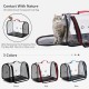 PETCUTE Vogel Papageien Tragetasche,Atmungsaktive Vogel Transporttasche Transportbox mit Verstellbarer Schultergurt,Transparent Katzentransportbox Hundetragetasche mit Belüftete Bohrung,Rot,M PETCUTE Vogel Papageien Tragetasche,Atmungsaktive Vogel Transporttasche Transportbox mit Verstellbarer Schultergurt,Transparent Katzentransportbox Hundetragetasche mit Belüftete Bohrung,Rot,M