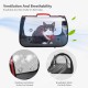 PETCUTE Vogel Papageien Tragetasche,Atmungsaktive Vogel Transporttasche Transportbox mit Verstellbarer Schultergurt,Transparent Katzentransportbox Hundetragetasche mit Belüftete Bohrung,Rot,M PETCUTE Vogel Papageien Tragetasche,Atmungsaktive Vogel Transporttasche Transportbox mit Verstellbarer Schultergurt,Transparent Katzentransportbox Hundetragetasche mit Belüftete Bohrung,Rot,M