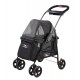 PETIQUE Simplicity Pet Stroller, Black, 76 cm L x 45 cm W x 89 cm H PETIQUE Simplicity Pet Stroller, Black, 76 cm L x 45 cm W x 89 cm H