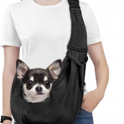 Pawaboo Dog Carrier Bag Puppies, Portable Transport Bag for Dogs up to 12 lbs, Adjustable Sling for Dogs, Cats, Outdoor Sling Pets Shoulder Bag for Small Dog Cat, Black Pawaboo Dog Carrier Bag Puppies, Portable Transport Bag for Dogs up to 12 lbs, Adjustable Sling for Dogs, Cats, Outdoor Sling Pets Shoulder Bag for Small Dog Cat, Black