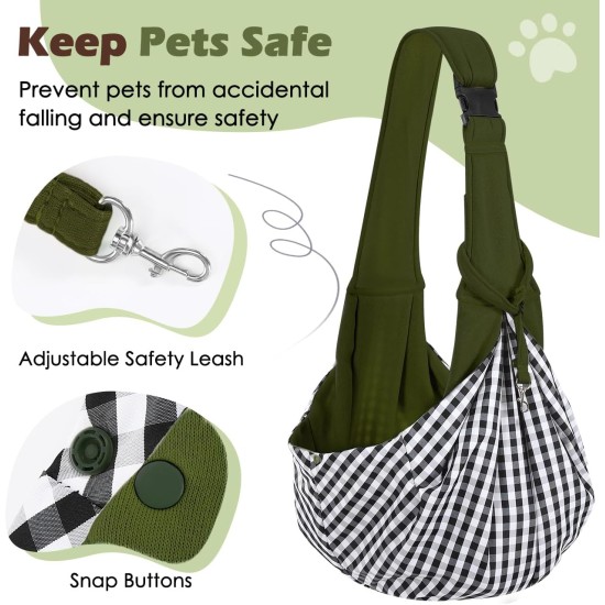 Pawaboo Dog Carrier Bag Puppies, Portable Transport Bag for Dogs up to 12 lbs, Adjustable Sling for Dogs, Cats, Outdoor Sling Pets Shoulder Bag for Small Dog Cat, Black Pawaboo Dog Carrier Bag Puppies, Portable Transport Bag for Dogs up to 12 lbs, Adjustable Sling for Dogs, Cats, Outdoor Sling Pets Shoulder Bag for Small Dog Cat, Black