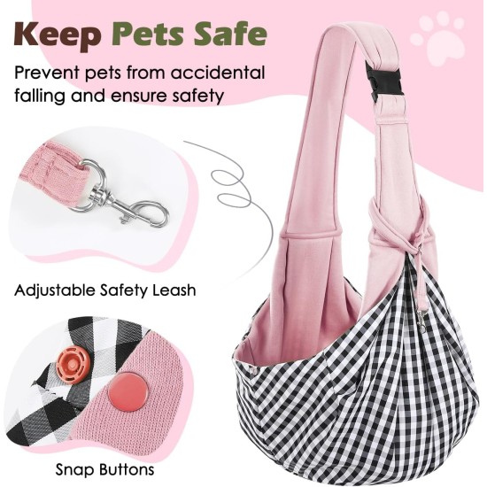 Pawaboo Dog Carrier Bag Puppies, Portable Transport Bag for Dogs up to 12 lbs, Adjustable Sling for Dogs, Cats, Outdoor Sling Pets Shoulder Bag for Small Dog Cat, Black Pawaboo Dog Carrier Bag Puppies, Portable Transport Bag for Dogs up to 12 lbs, Adjustable Sling for Dogs, Cats, Outdoor Sling Pets Shoulder Bag for Small Dog Cat, Black