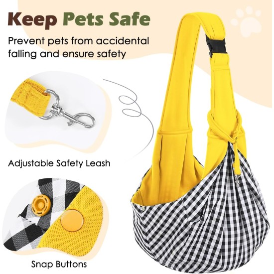Pawaboo Dog Carrier Bag Puppies, Portable Transport Bag for Dogs up to 12 lbs, Adjustable Sling for Dogs, Cats, Outdoor Sling Pets Shoulder Bag for Small Dog Cat, Black Pawaboo Dog Carrier Bag Puppies, Portable Transport Bag for Dogs up to 12 lbs, Adjustable Sling for Dogs, Cats, Outdoor Sling Pets Shoulder Bag for Small Dog Cat, Black