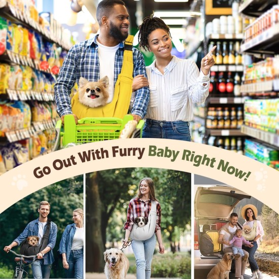 Pawaboo Dog Carrier Bag Puppies, Portable Transport Bag for Dogs up to 12 lbs, Adjustable Sling for Dogs, Cats, Outdoor Sling Pets Shoulder Bag for Small Dog Cat, Black Pawaboo Dog Carrier Bag Puppies, Portable Transport Bag for Dogs up to 12 lbs, Adjustable Sling for Dogs, Cats, Outdoor Sling Pets Shoulder Bag for Small Dog Cat, Black