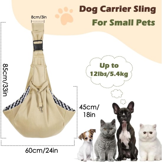Pawaboo Dog Carrier Bag Puppies, Portable Transport Bag for Dogs up to 12 lbs, Adjustable Sling for Dogs, Cats, Outdoor Sling Pets Shoulder Bag for Small Dog Cat, Black Pawaboo Dog Carrier Bag Puppies, Portable Transport Bag for Dogs up to 12 lbs, Adjustable Sling for Dogs, Cats, Outdoor Sling Pets Shoulder Bag for Small Dog Cat, Black