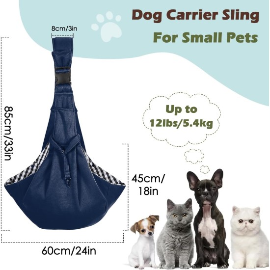 Pawaboo Dog Carrier Bag Puppies, Portable Transport Bag for Dogs up to 12 lbs, Adjustable Sling for Dogs, Cats, Outdoor Sling Pets Shoulder Bag for Small Dog Cat, Black Pawaboo Dog Carrier Bag Puppies, Portable Transport Bag for Dogs up to 12 lbs, Adjustable Sling for Dogs, Cats, Outdoor Sling Pets Shoulder Bag for Small Dog Cat, Black