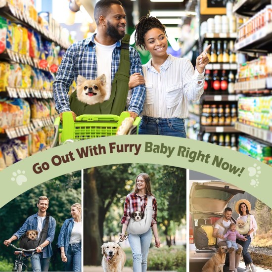 Pawaboo Dog Carrier Bag Puppies, Portable Transport Bag for Dogs up to 12 lbs, Adjustable Sling for Dogs, Cats, Outdoor Sling Pets Shoulder Bag for Small Dog Cat, Black Pawaboo Dog Carrier Bag Puppies, Portable Transport Bag for Dogs up to 12 lbs, Adjustable Sling for Dogs, Cats, Outdoor Sling Pets Shoulder Bag for Small Dog Cat, Black