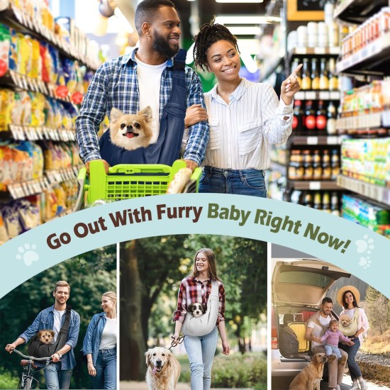 Pawaboo Dog Carrier Bag Puppies, Portable Transport Bag for Dogs up to 12 lbs, Adjustable Sling for Dogs, Cats, Outdoor Sling Pets Shoulder Bag for Small Dog Cat, Black Pawaboo Dog Carrier Bag Puppies, Portable Transport Bag for Dogs up to 12 lbs, Adjustable Sling for Dogs, Cats, Outdoor Sling Pets Shoulder Bag for Small Dog Cat, Black