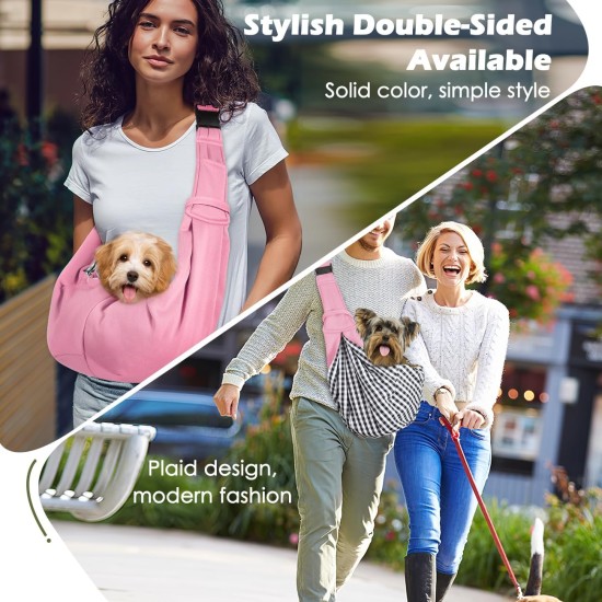 Pawaboo Dog Carrier Bag Puppies, Portable Transport Bag for Dogs up to 12 lbs, Adjustable Sling for Dogs, Cats, Outdoor Sling Pets Shoulder Bag for Small Dog Cat, Black Pawaboo Dog Carrier Bag Puppies, Portable Transport Bag for Dogs up to 12 lbs, Adjustable Sling for Dogs, Cats, Outdoor Sling Pets Shoulder Bag for Small Dog Cat, Black