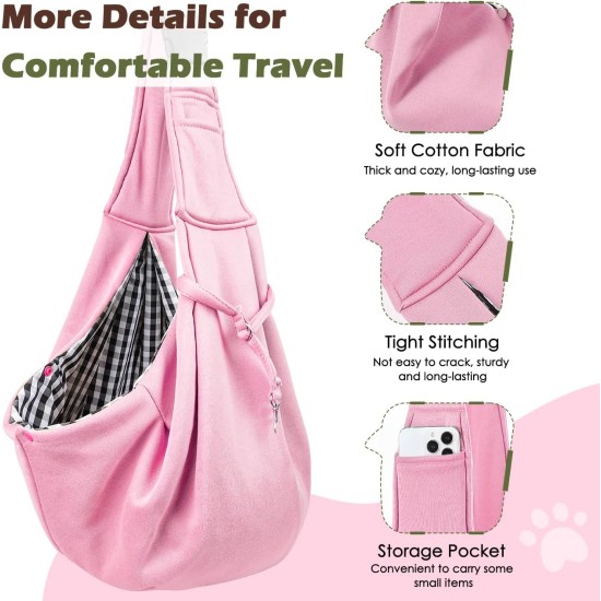 Pawaboo Dog Carrier Bag Puppies, Portable Transport Bag for Dogs up to 12 lbs, Adjustable Sling for Dogs, Cats, Outdoor Sling Pets Shoulder Bag for Small Dog Cat, Black Pawaboo Dog Carrier Bag Puppies, Portable Transport Bag for Dogs up to 12 lbs, Adjustable Sling for Dogs, Cats, Outdoor Sling Pets Shoulder Bag for Small Dog Cat, Black