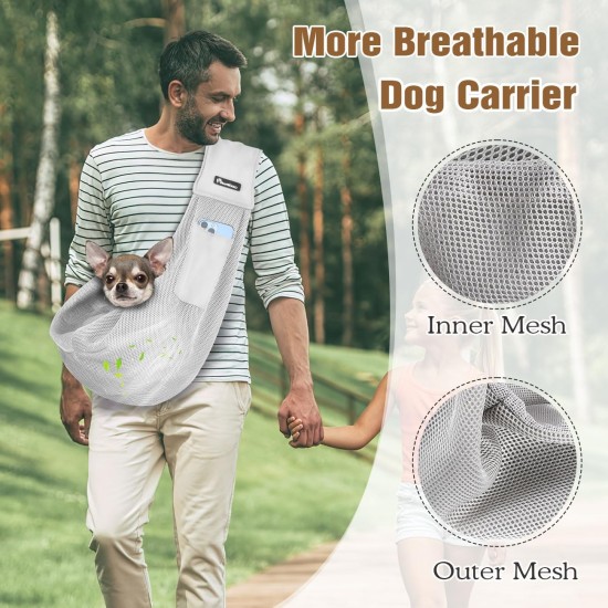 Pawaboo Dog Carrier Bag Puppies, Portable Transport Bag for Dogs up to 12 lbs, Adjustable Sling for Dogs, Cats, Outdoor Sling Pets Shoulder Bag for Small Dog Cat, Black Pawaboo Dog Carrier Bag Puppies, Portable Transport Bag for Dogs up to 12 lbs, Adjustable Sling for Dogs, Cats, Outdoor Sling Pets Shoulder Bag for Small Dog Cat, Black