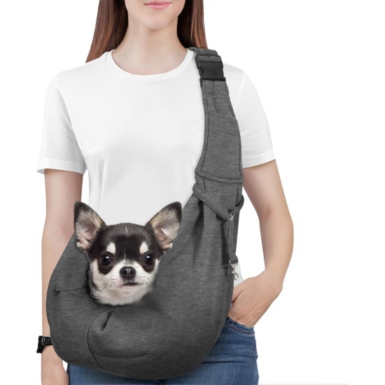 Pawaboo Dog Carrier Bag Puppies, Portable Transport Bag for Dogs up to 12 lbs, Adjustable Sling for Dogs, Cats, Outdoor Sling Pets Shoulder Bag for Small Dog Cat, Black Pawaboo Dog Carrier Bag Puppies, Portable Transport Bag for Dogs up to 12 lbs, Adjustable Sling for Dogs, Cats, Outdoor Sling Pets Shoulder Bag for Small Dog Cat, Black