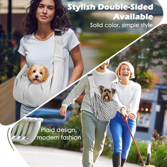 Pawaboo Dog Carrier Bag Puppies, Portable Transport Bag for Dogs up to 12 lbs, Adjustable Sling for Dogs, Cats, Outdoor Sling Pets Shoulder Bag for Small Dog Cat, Black Pawaboo Dog Carrier Bag Puppies, Portable Transport Bag for Dogs up to 12 lbs, Adjustable Sling for Dogs, Cats, Outdoor Sling Pets Shoulder Bag for Small Dog Cat, Black