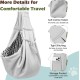 Pawaboo Dog Carrier Bag Puppies, Portable Transport Bag for Dogs up to 12 lbs, Adjustable Sling for Dogs, Cats, Outdoor Sling Pets Shoulder Bag for Small Dog Cat, Black Pawaboo Dog Carrier Bag Puppies, Portable Transport Bag for Dogs up to 12 lbs, Adjustable Sling for Dogs, Cats, Outdoor Sling Pets Shoulder Bag for Small Dog Cat, Black