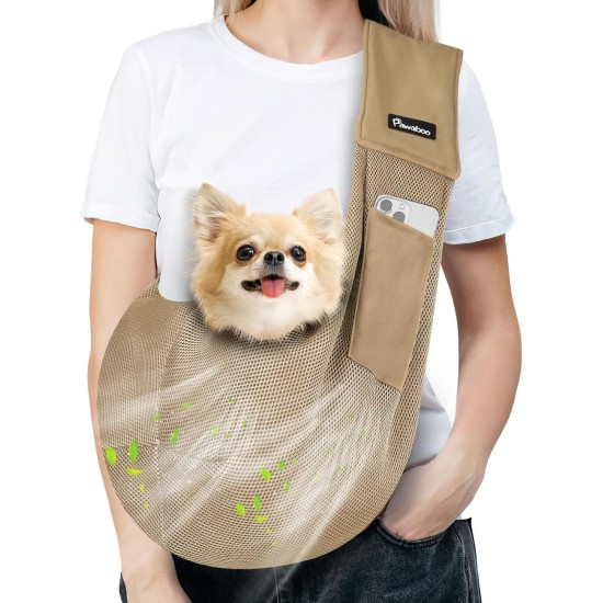 Pawaboo Dog Carrier Bag Puppies, Portable Transport Bag for Dogs up to 12 lbs, Adjustable Sling for Dogs, Cats, Outdoor Sling Pets Shoulder Bag for Small Dog Cat, Black Pawaboo Dog Carrier Bag Puppies, Portable Transport Bag for Dogs up to 12 lbs, Adjustable Sling for Dogs, Cats, Outdoor Sling Pets Shoulder Bag for Small Dog Cat, Black