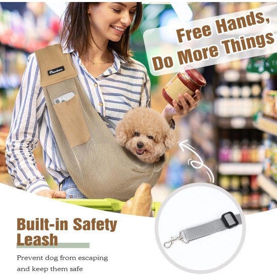 Pawaboo Dog Carrier Bag Puppies, Portable Transport Bag for Dogs up to 12 lbs, Adjustable Sling for Dogs, Cats, Outdoor Sling Pets Shoulder Bag for Small Dog Cat, Black Pawaboo Dog Carrier Bag Puppies, Portable Transport Bag for Dogs up to 12 lbs, Adjustable Sling for Dogs, Cats, Outdoor Sling Pets Shoulder Bag for Small Dog Cat, Black