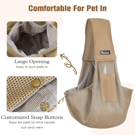 Pawaboo Dog Carrier Bag Puppies, Portable Transport Bag for Dogs up to 12 lbs, Adjustable Sling for Dogs, Cats, Outdoor Sling Pets Shoulder Bag for Small Dog Cat, Black Pawaboo Dog Carrier Bag Puppies, Portable Transport Bag for Dogs up to 12 lbs, Adjustable Sling for Dogs, Cats, Outdoor Sling Pets Shoulder Bag for Small Dog Cat, Black