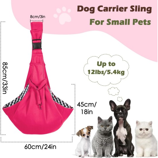 Pawaboo Dog Carrier Bag Puppies, Portable Transport Bag for Dogs up to 12 lbs, Adjustable Sling for Dogs, Cats, Outdoor Sling Pets Shoulder Bag for Small Dog Cat, Black Pawaboo Dog Carrier Bag Puppies, Portable Transport Bag for Dogs up to 12 lbs, Adjustable Sling for Dogs, Cats, Outdoor Sling Pets Shoulder Bag for Small Dog Cat, Black