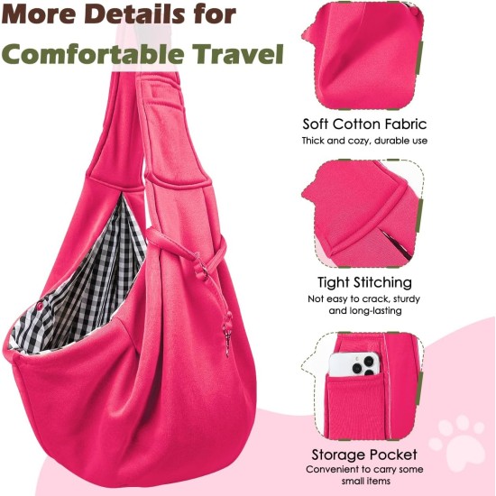 Pawaboo Dog Carrier Bag Puppies, Portable Transport Bag for Dogs up to 12 lbs, Adjustable Sling for Dogs, Cats, Outdoor Sling Pets Shoulder Bag for Small Dog Cat, Black Pawaboo Dog Carrier Bag Puppies, Portable Transport Bag for Dogs up to 12 lbs, Adjustable Sling for Dogs, Cats, Outdoor Sling Pets Shoulder Bag for Small Dog Cat, Black