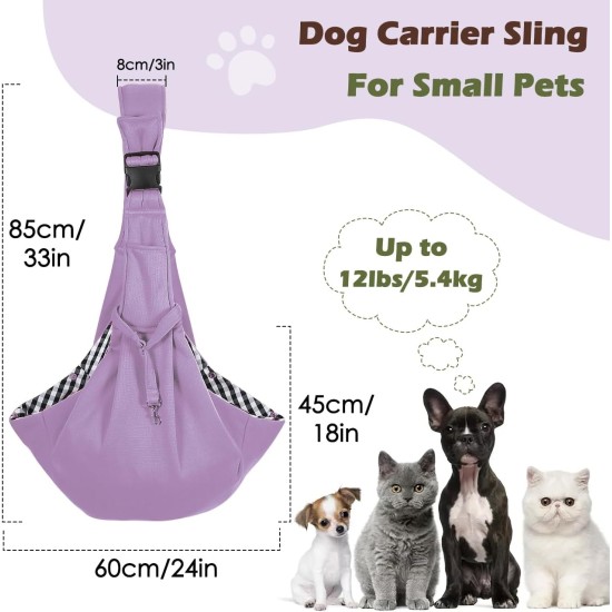 Pawaboo Dog Carrier Bag Puppies, Portable Transport Bag for Dogs up to 12 lbs, Adjustable Sling for Dogs, Cats, Outdoor Sling Pets Shoulder Bag for Small Dog Cat, Black Pawaboo Dog Carrier Bag Puppies, Portable Transport Bag for Dogs up to 12 lbs, Adjustable Sling for Dogs, Cats, Outdoor Sling Pets Shoulder Bag for Small Dog Cat, Black