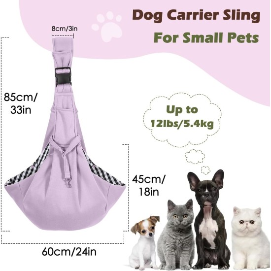 Pawaboo Dog Carrier Bag Puppies, Portable Transport Bag for Dogs up to 12 lbs, Adjustable Sling for Dogs, Cats, Outdoor Sling Pets Shoulder Bag for Small Dog Cat, Black Pawaboo Dog Carrier Bag Puppies, Portable Transport Bag for Dogs up to 12 lbs, Adjustable Sling for Dogs, Cats, Outdoor Sling Pets Shoulder Bag for Small Dog Cat, Black