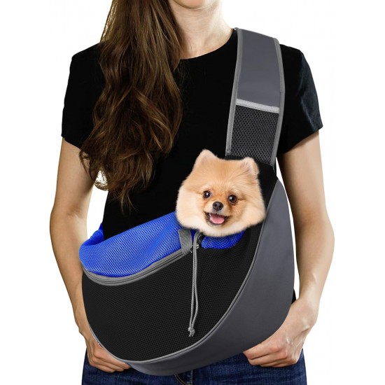 Pawaboo Dog Carrier, Dog Bag, Adjustable Carry Bag, Dog, Pet Shoulder Bag, Transport Bag for Pets, Dog Carrier Bags for Outdoor Travel - L, Dark Grey + Black Pawaboo Dog Carrier, Dog Bag, Adjustable Carry Bag, Dog, Pet Shoulder Bag, Transport Bag for Pets, Dog Carrier Bags for Outdoor Travel - L, Dark Grey + Black