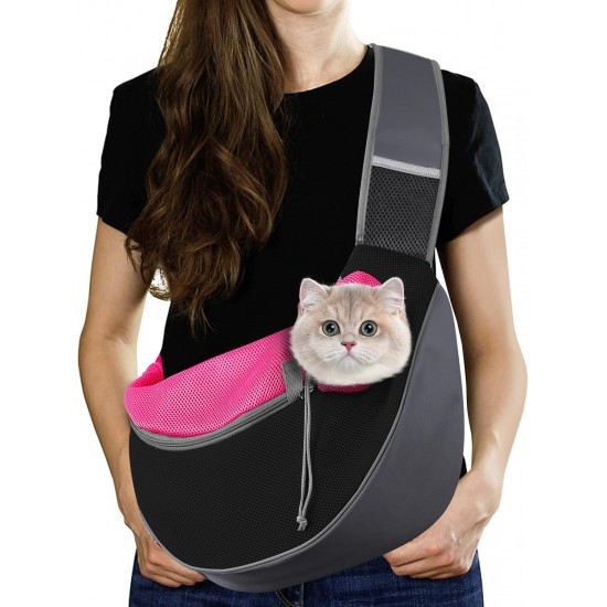 Pawaboo Dog Carrier, Dog Bag, Adjustable Carry Bag, Dog, Pet Shoulder Bag, Transport Bag for Pets, Dog Carrier Bags for Outdoor Travel - L, Dark Grey + Black Pawaboo Dog Carrier, Dog Bag, Adjustable Carry Bag, Dog, Pet Shoulder Bag, Transport Bag for Pets, Dog Carrier Bags for Outdoor Travel - L, Dark Grey + Black