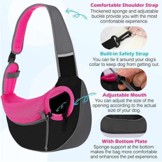 Pawaboo Dog Carrier, Dog Bag, Adjustable Carry Bag, Dog, Pet Shoulder Bag, Transport Bag for Pets, Dog Carrier Bags for Outdoor Travel - L, Dark Grey + Black Pawaboo Dog Carrier, Dog Bag, Adjustable Carry Bag, Dog, Pet Shoulder Bag, Transport Bag for Pets, Dog Carrier Bags for Outdoor Travel - L, Dark Grey + Black