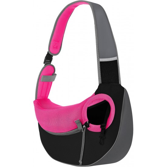 Pawaboo Dog Carrier, Dog Bag, Adjustable Carry Bag, Dog, Pet Shoulder Bag, Transport Bag for Pets, Dog Carrier Bags for Outdoor Travel - L, Dark Grey + Black Pawaboo Dog Carrier, Dog Bag, Adjustable Carry Bag, Dog, Pet Shoulder Bag, Transport Bag for Pets, Dog Carrier Bags for Outdoor Travel - L, Dark Grey + Black