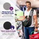 Pawaboo Dog Carrier, Dog Bag, Adjustable Carry Bag, Dog, Pet Shoulder Bag, Transport Bag for Pets, Dog Carrier Bags for Outdoor Travel - L, Dark Grey + Black